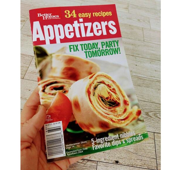 Better Homes and‎ Gardens - Appetizers - 34 Easy Recipes - Cookbook Booklet 2006 - Picture 1 of 12